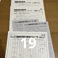 日能研五年六年学習育成テスト2科目2024、2025 日能研五年六年育成テスト2科目2024-2025 日能研 6年2024年度