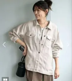 スタイルデリ　ライトツイードGジャン型ジャケット