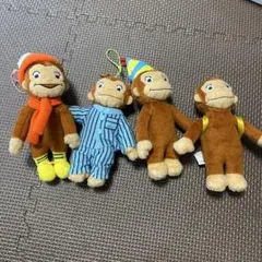 おさるのジョージ ぬいぐるみ 4体セット