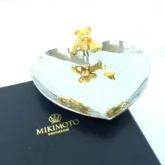 レア 未使用 保管品MIKIMOTO ミキモト アクセサリートレイ ネコ