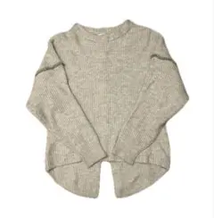 earth music &ecologyベージュニットセーター フリーサイズ