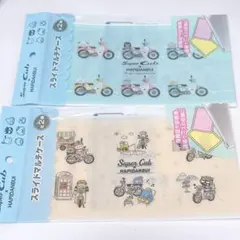 スーパーカブ × はぴだんぶい スライドマルチケース（2枚セット）バツ丸