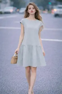 FOXEY フォクシー ノースリーブ ワンピースドレス ミント 38