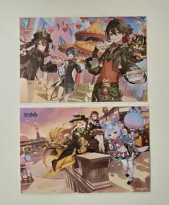 原神　POPUP　兵庫県　ポストカード