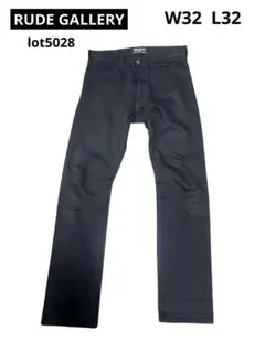 RUDE GALLERY ブラックデニム　lot5028 w32 名作のサムネイル