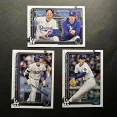 か*め様 大谷翔平　佐々木朗希　３枚セット　Topps