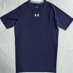 UNDER ARMOUR アンダーアーマー 半袖 Tシャツ ネイビー LG