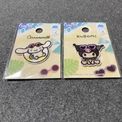 Cinnamoroll & Kuromi ワッペンシール　2枚セット