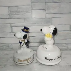 スヌーピー　ヴィンテージ　レトロ　陶器オルゴール