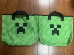 マイクラ　Minecraft クリーパー トートバッグ 2個セット