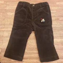 ファミリアおめかしコーデュロイパンツ80美品