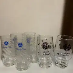 Mitsuya Cider 波模様グラス 7個