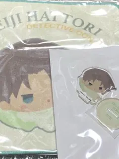 名探偵コナン もこもこリラックスタイム 服部平次 タオル アクスタ