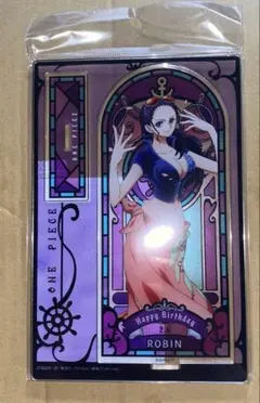 ワンピース HBDアクリルスタンド ホログラムプレート ルッチ 2点セット