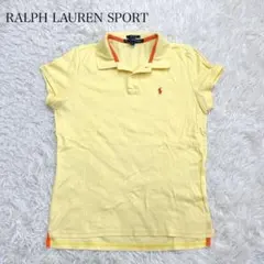 ラルフローレンスポーツ スリムフィット レディースポロシャツ L イエロー 黄