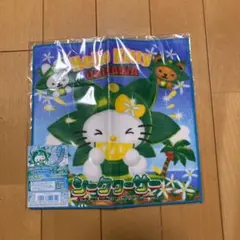 ハローキティ　プチタオル　沖縄限定　シークワーサー