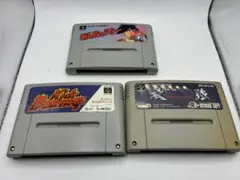 【3本セット】スーパーファミコン　あしたのジョー キックボクシング 高田延彦