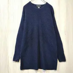 香蕉共和國 透視編織 網眼針織 藏青 M 層疊 寬鬆