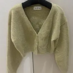 LILY BROWN ラメ入りカーディガン　フリーサイズ