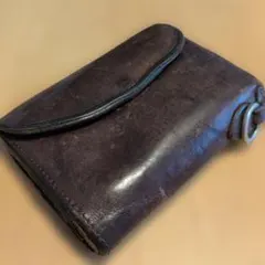 MR.OLIVE ミスターオリーブ ダークレッドブラウン レザー 二つ折り財布