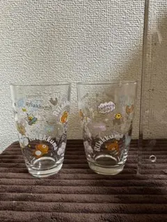 リラックマ ガラスコップ 2個セット②