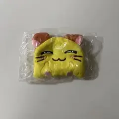 ふわふわフェイスポーチ とっとこハム太郎　ガチャガチャ　ちび丸ちゃん