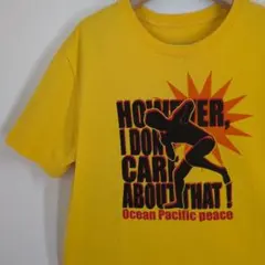 ​美品 オーシャンパシフィック 小島よしお コラボ Tシャツ L 黄色のサムネイル