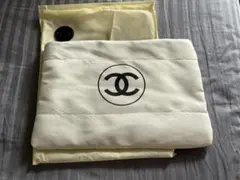 非売品】 正規品 CHANEL シャネル ブランケット 膝かけ 巾着付き