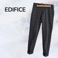 EDIFICE チェック柄カジュアルパンツ　スラックスのサムネイル