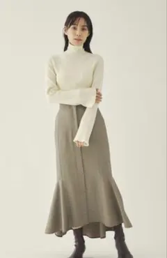 セミタイト マーメイド スカート