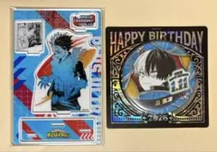 ヒロアカ　轟焦凍　バースデー　ジオラマフィギュア　＆　缶バッチ　ジャンショ ②