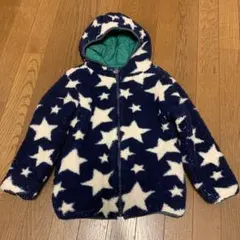 子供用フリースジャケット 120サイズ 星柄