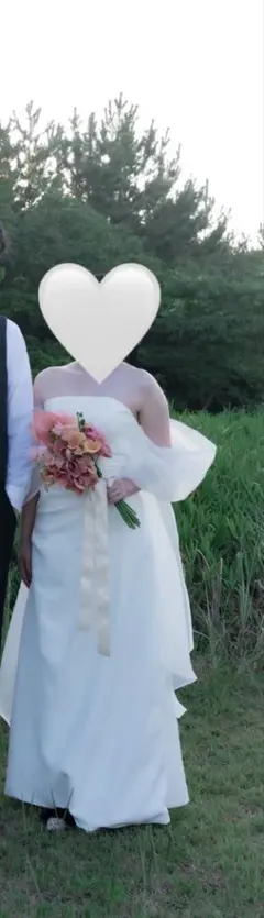 結婚式 前撮り ウェディングドレス カラードレス バイカラー 白黒 
