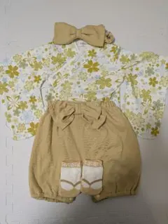 inblossom ベビー 袴風セットアップ 70cm 桜柄