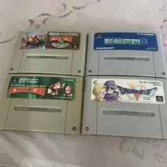 スーパーファミコン ゲームソフト 4本セット