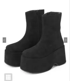 grl 厚底 スエードブーツ 22.5 zr1140