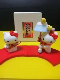 えんぎもの屋　ハローキティ　陶器