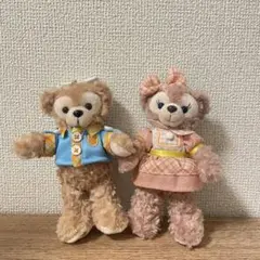 ダッフィー シェリーメイ ワンダフルフレンドシップ ぬいぐるみバッジ