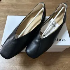 タイムセール！新品未使用　minia ウッドヒールパンプス　Mのサムネイル
