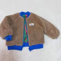 MARKEY'S ボアフリースジャケット リバーシブル 90cm 子供服