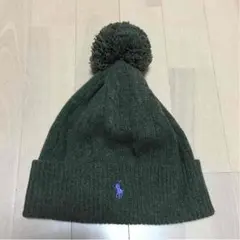 【ラルフローレン】 カシミア混 ニット帽