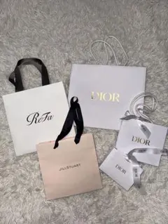 Dior 、ReFa 、JILLSTUART ショップ袋セット