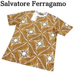タグ付き新品★Salvatore Ferragamo Tシャツ 幾何学模様 Sのサムネイル