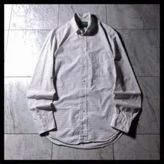 ギットマンブラザーズ シャツ 長袖 白 タッターソール チェック S USA製