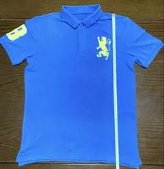 GIORDANO POLOシャツ,Sサイズ 中古品,ブルーのサムネイル