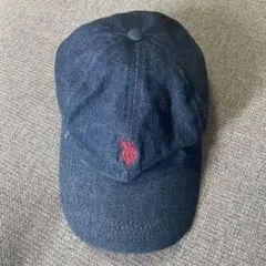 US POLO ASSN. デニムキャップ ワンポイント