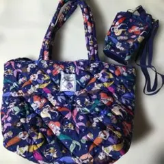 リトルマーメイド　キルティング　トートバッグ&ペットボトルカバー ☆ディズニー