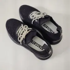 STACCATO スニーカー ブラック ビジュー装飾のサムネイル