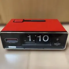 SANYO サンヨー デジタルタイマー時計 T101 レッド パタパタ時計