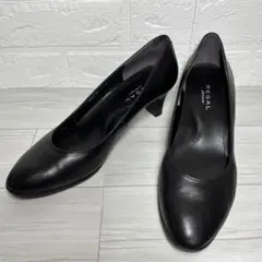 REGAL リーガル パンプス F14J アーモンドトゥ 24.5cm 黒